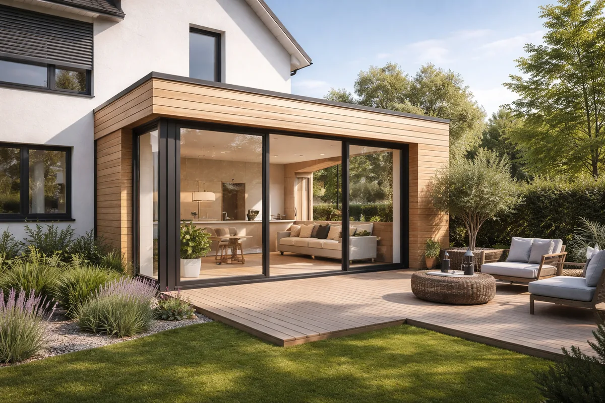 Combien coûte une extension de maison de 20 m²